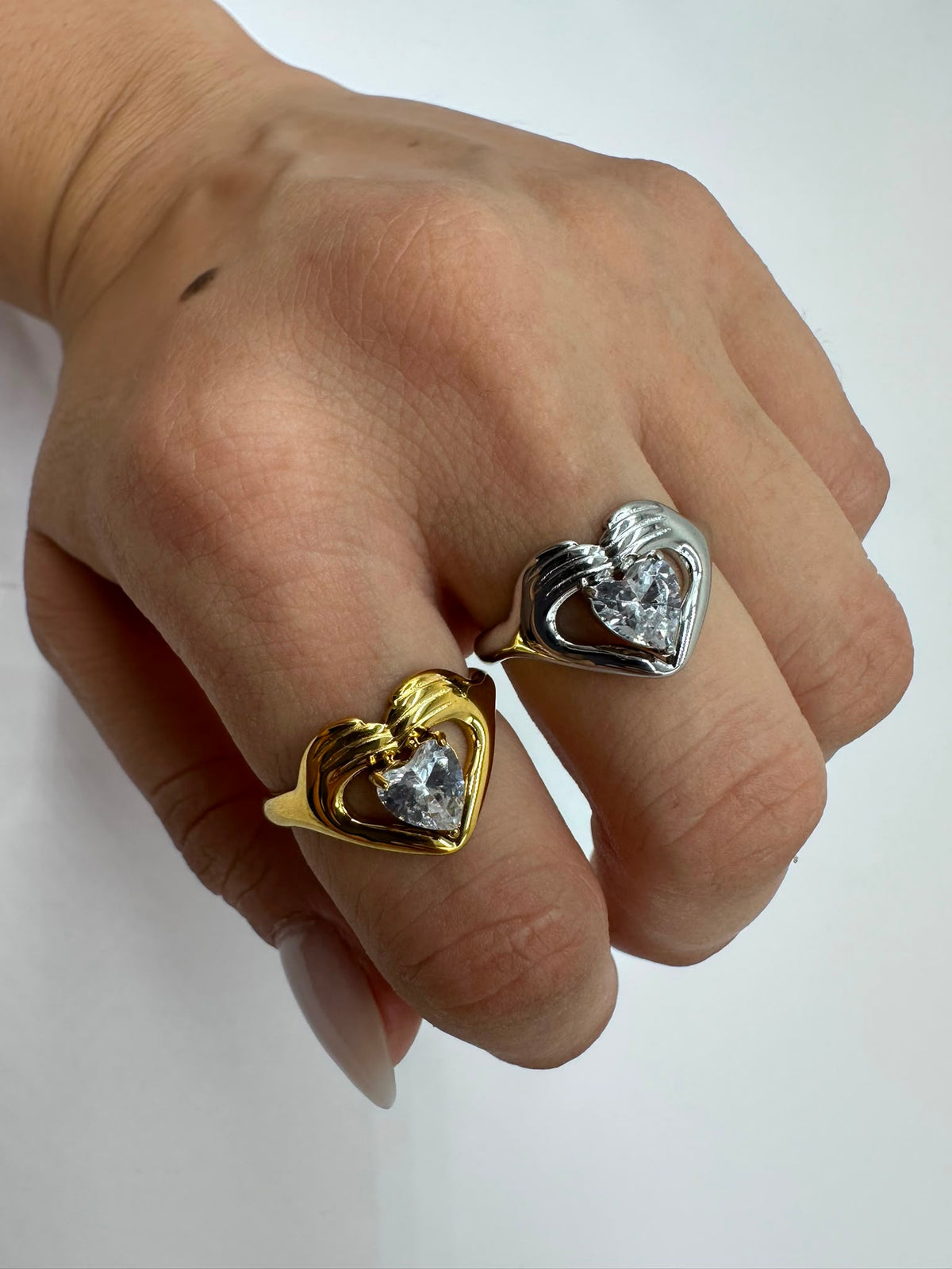 Anello a cuore Acciaio Inossidabile- DR-CLYDE SHOP ONLINE