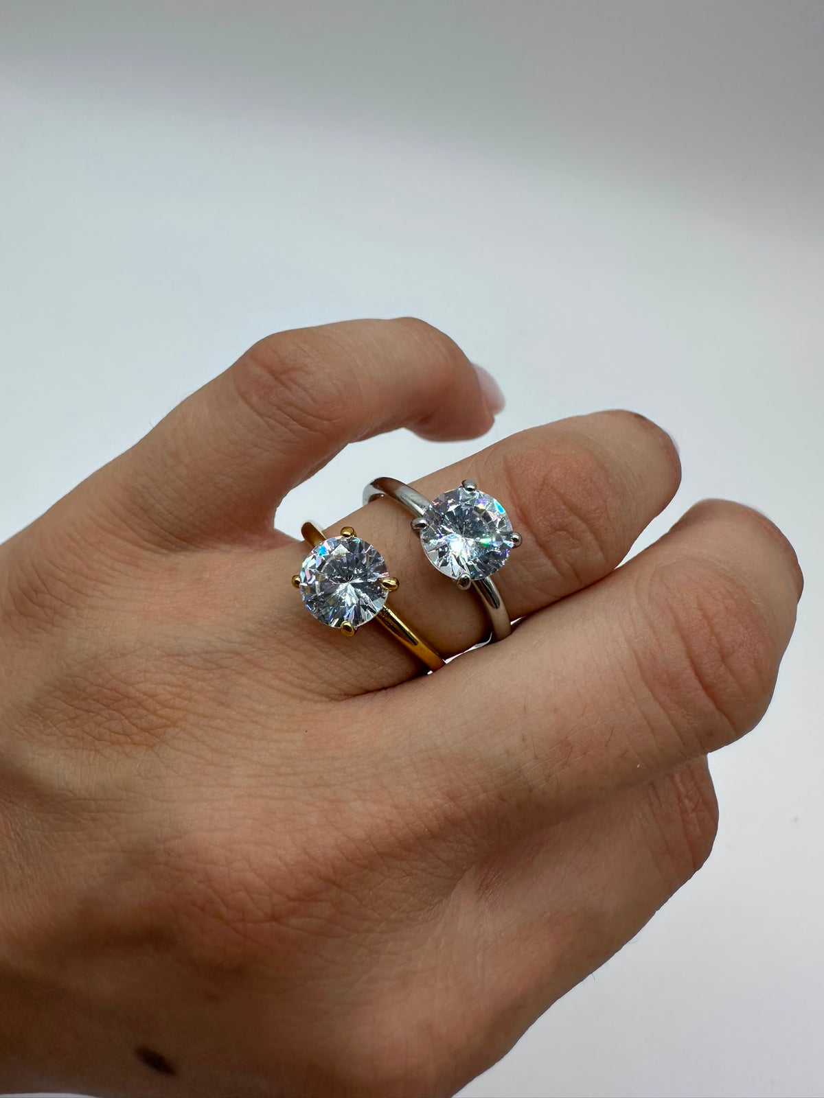 Anello Solitario Acciaio Inossidabile - DR-CLYDE SHOP ONLINE