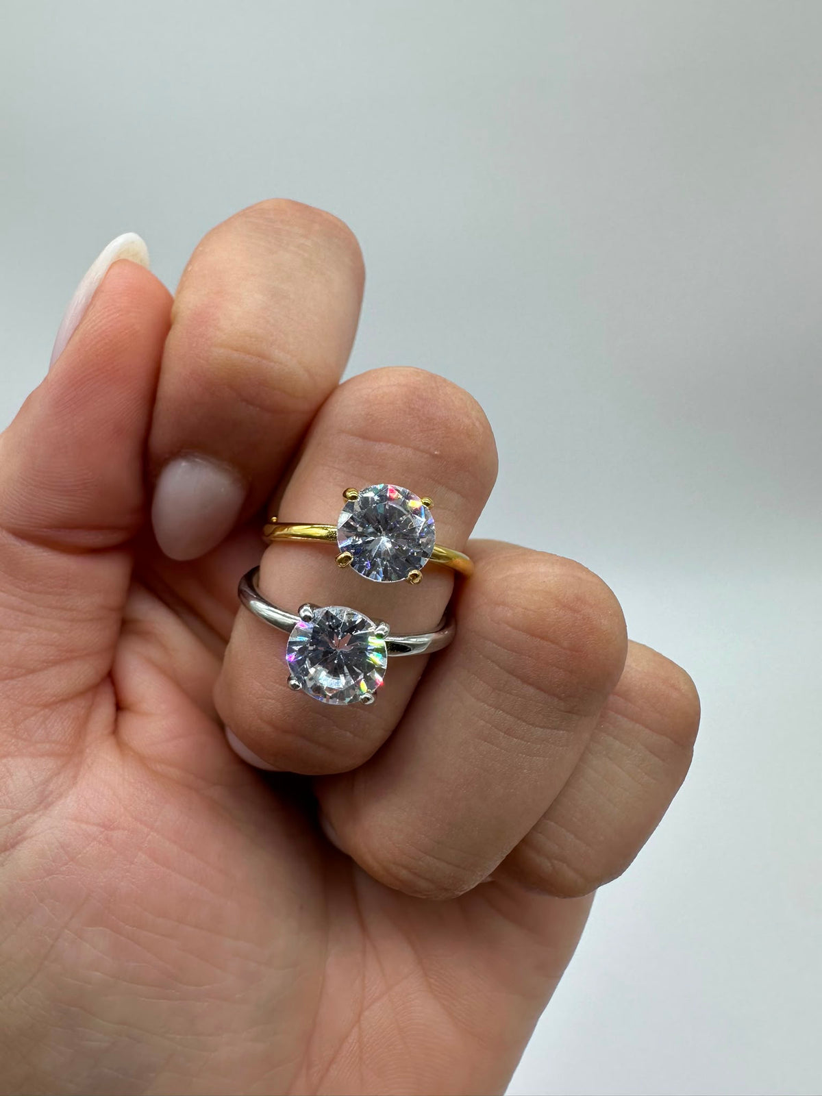 Anello Solitario Acciaio Inossidabile - DR-CLYDE SHOP ONLINE