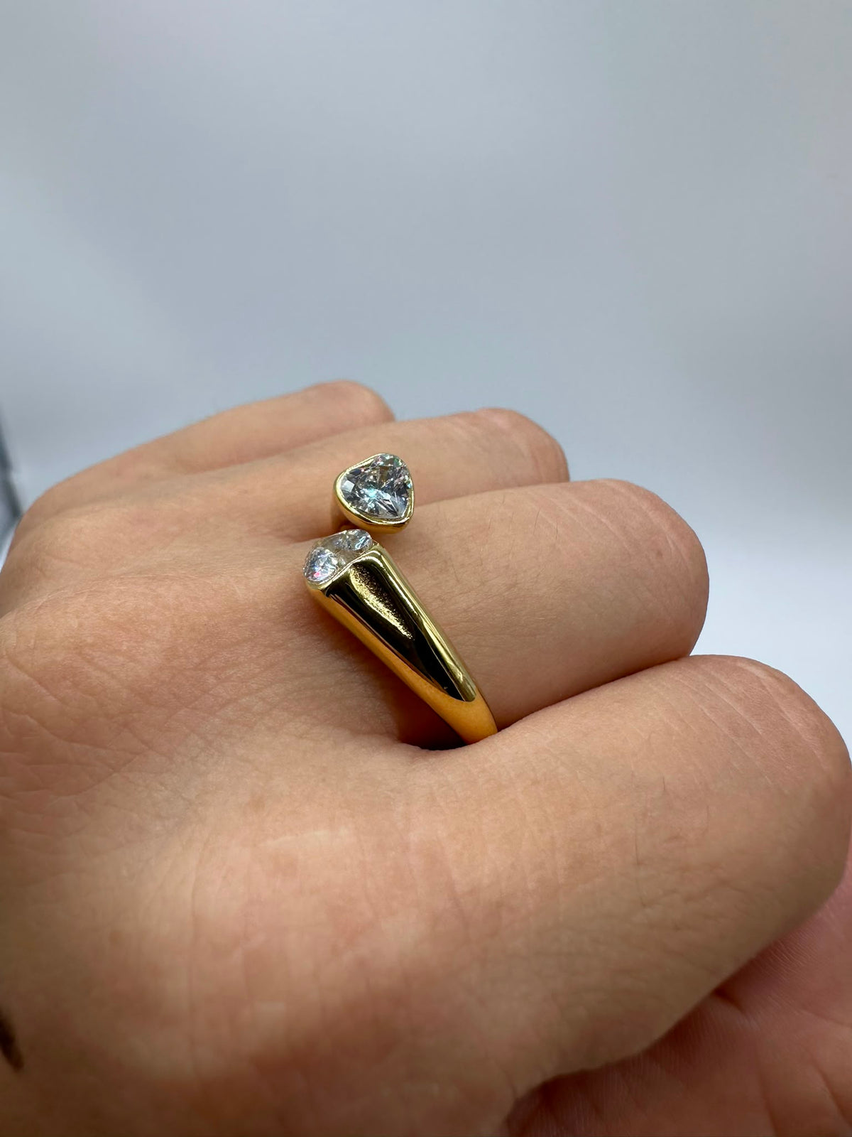 Anello Cuore di Luce  Acciaio Inossidabile - DR-CLYDE SHOP ONLINE