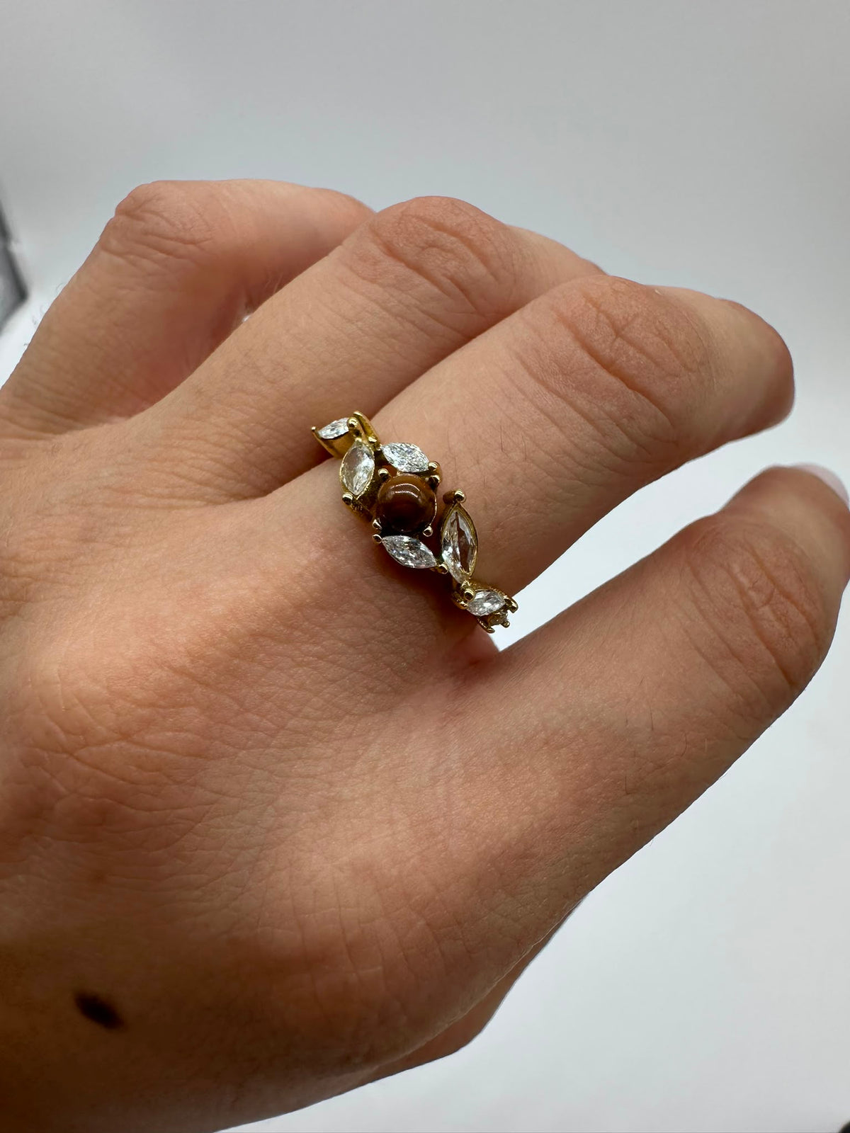 Anello Pietra e Strass Acciaio Inossidabile DR-CLYDE SHOP ONLINE
