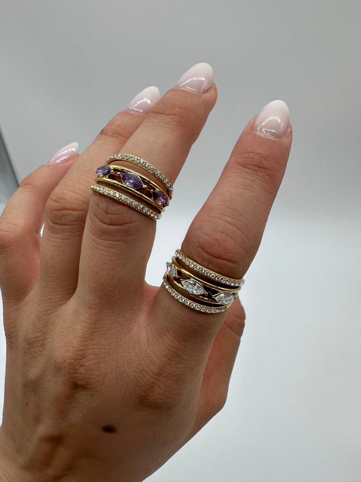 Anello a Fasce in Acciaio Inossidabile - DR-CLYDE SHOP ONLINE