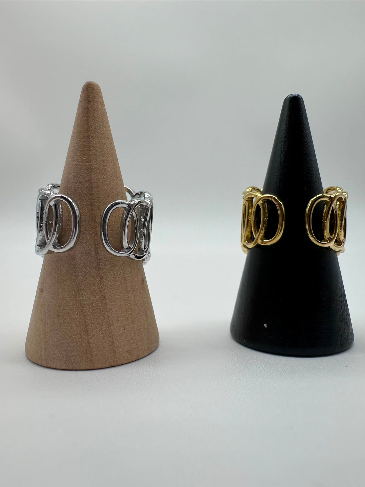 Anello Catena con punto Luce Acciaio Inossidabile - DR-CLYDE SHOP ONLINE