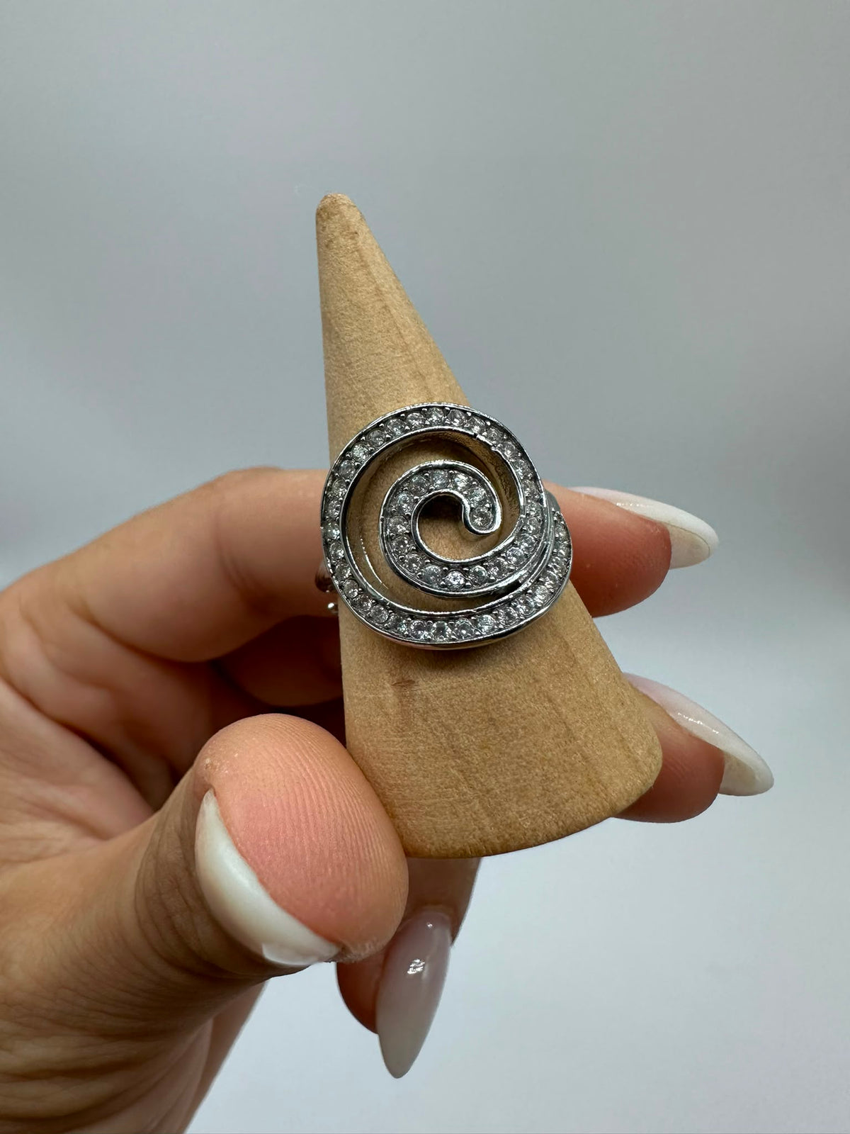 Anello Girandola di Strass Acciaio Inossidabile - DR-CLYDE SHOP ONLINE