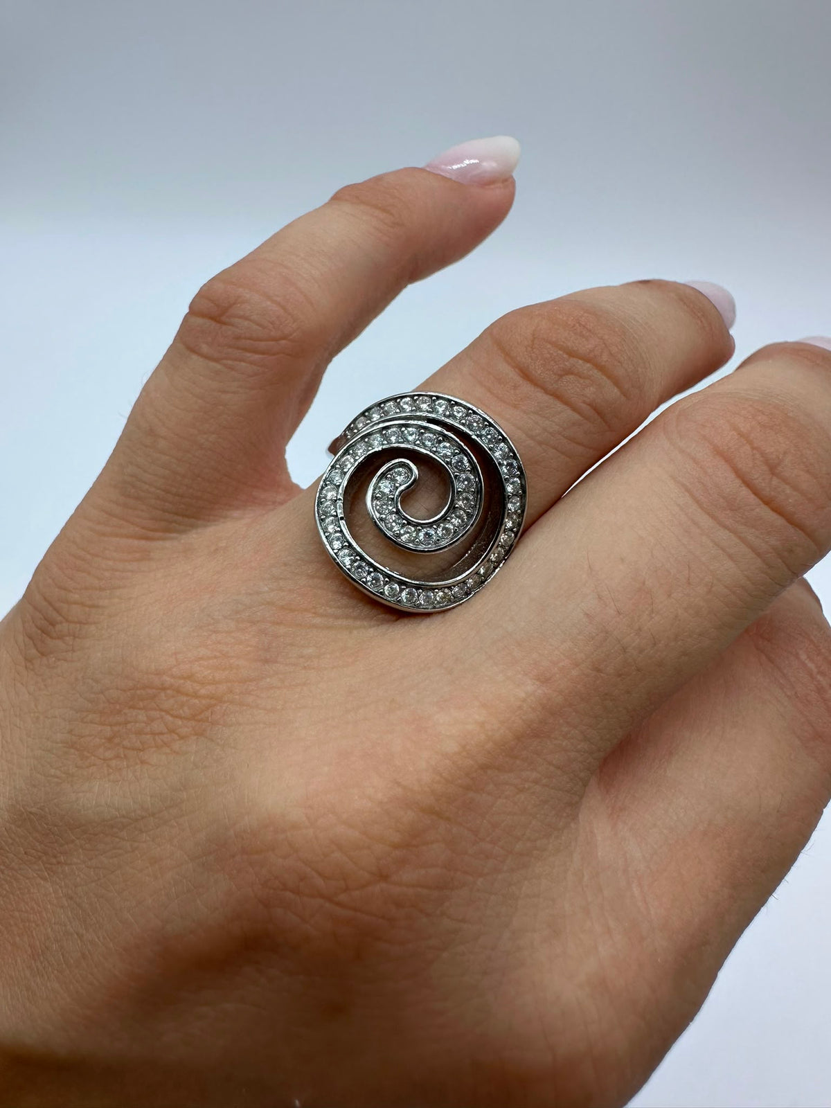 Anello Girandola di Strass Acciaio Inossidabile - DR-CLYDE SHOP ONLINE