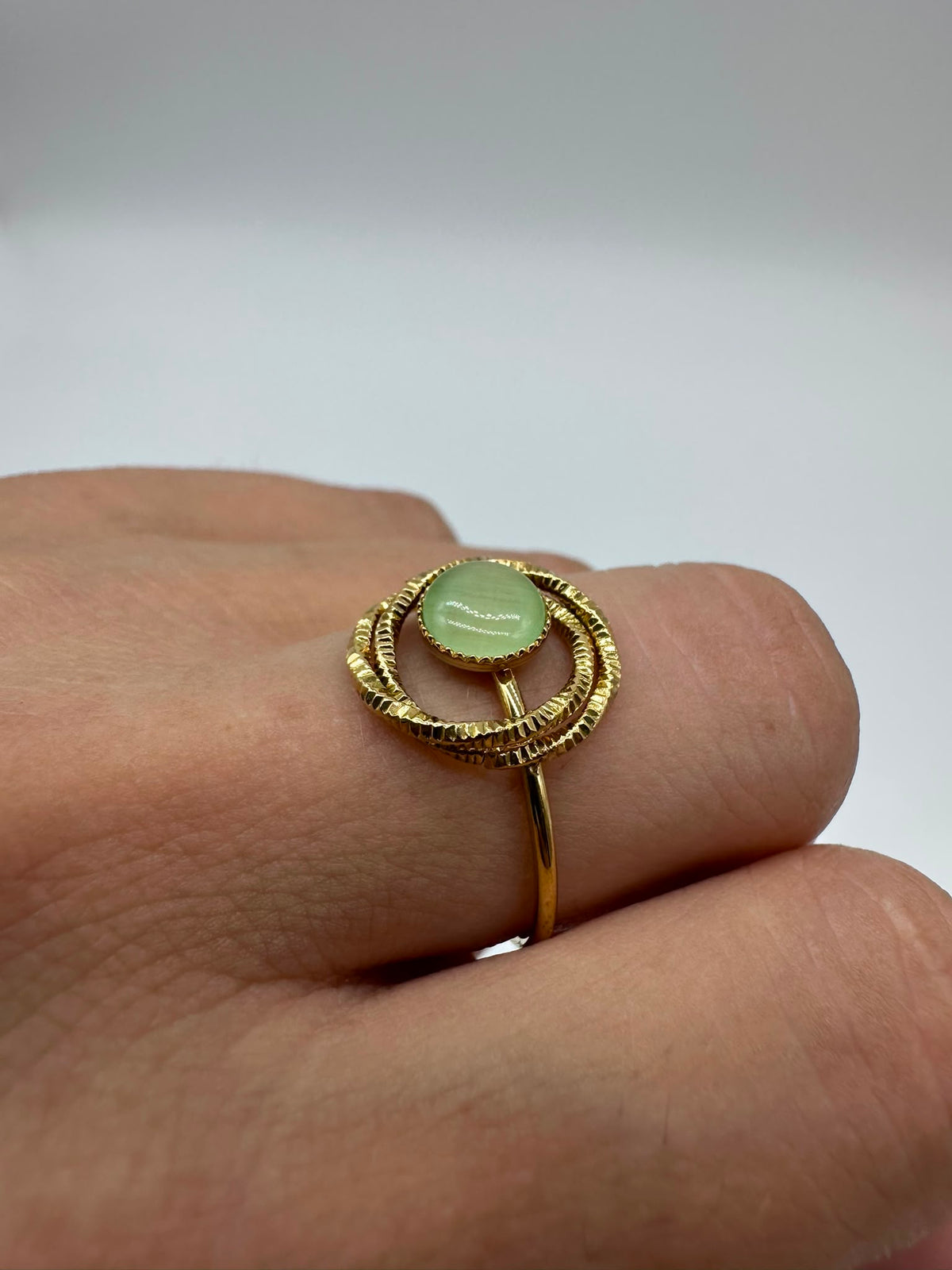 Anello Moon Green Acciaio Inossidabile - DR-CLYDE SHOP ONLINE