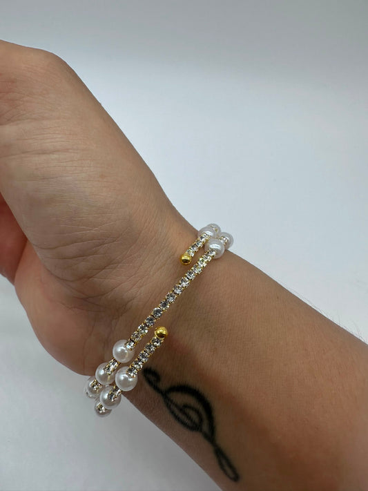 Bracciale con Perle e Strass - DR-CLYDE SHOP ONLINE