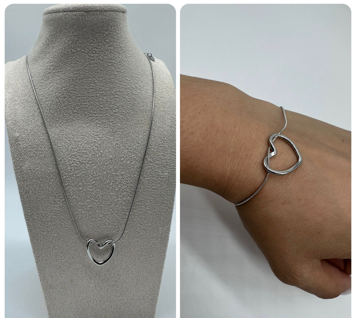 Set Collana + Bracciale in acciaio inossidabile - DR-CLYDE SHOP ONLINE