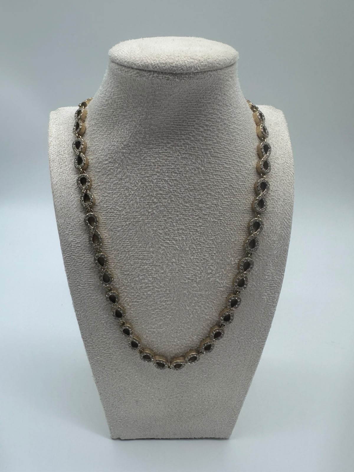 Collana infinito Strassato Acciaio Inossidabile - DR-CLYDE SHOP ONLINE