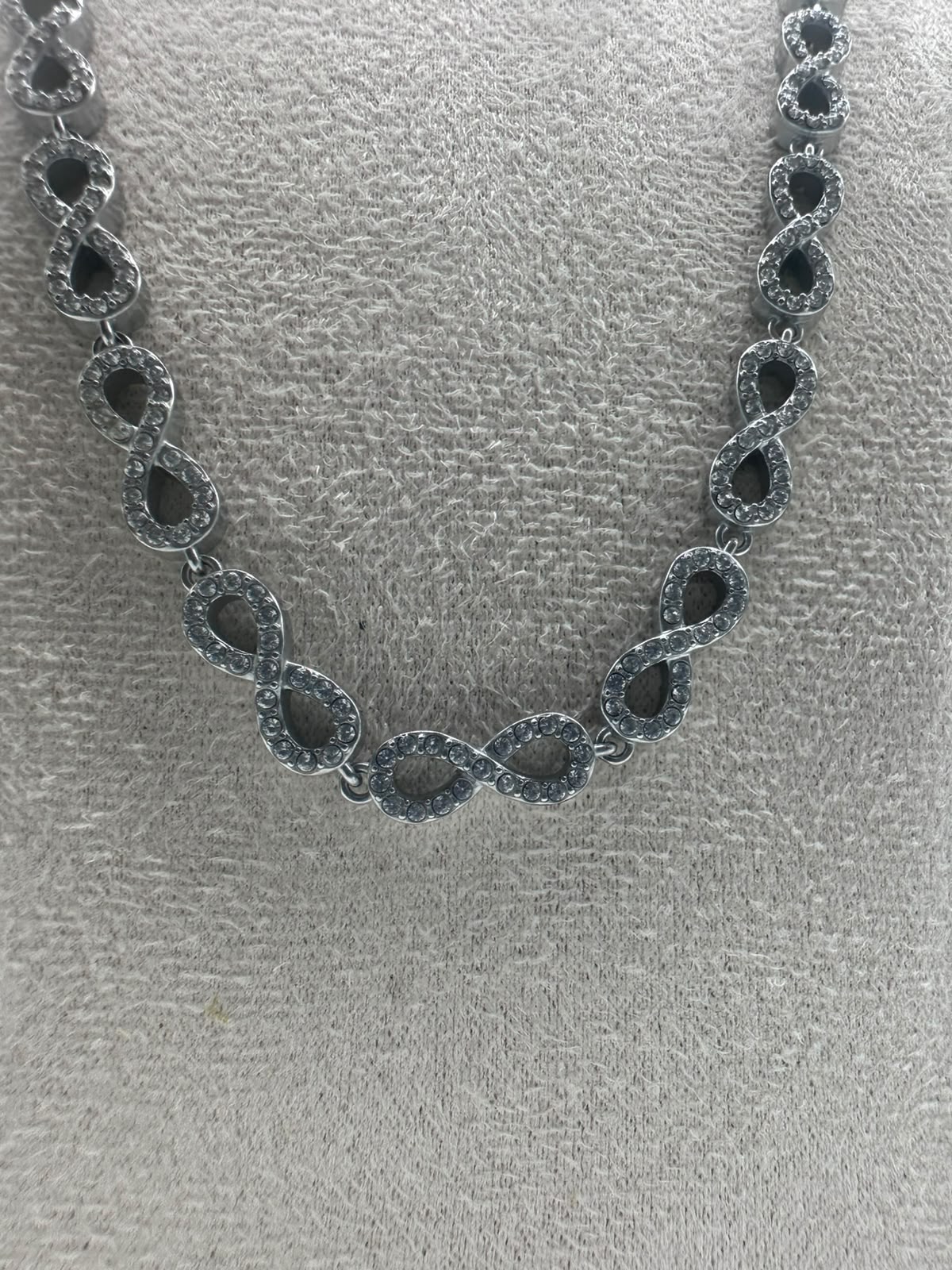 Collana infinito Strassato Acciaio Inossidabile - DR-CLYDE SHOP ONLINE