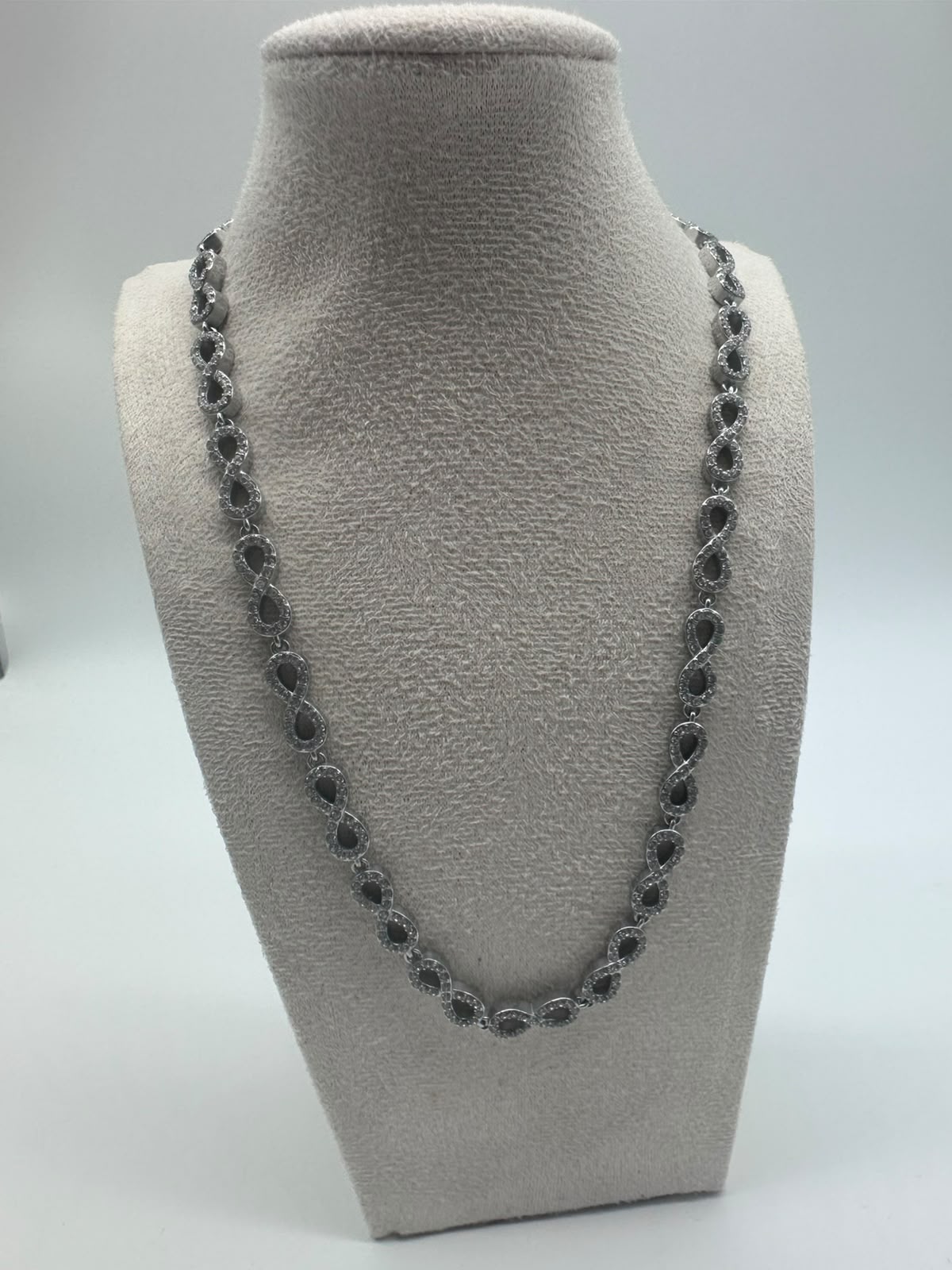 Collana infinito Strassato Acciaio Inossidabile - DR-CLYDE SHOP ONLINE