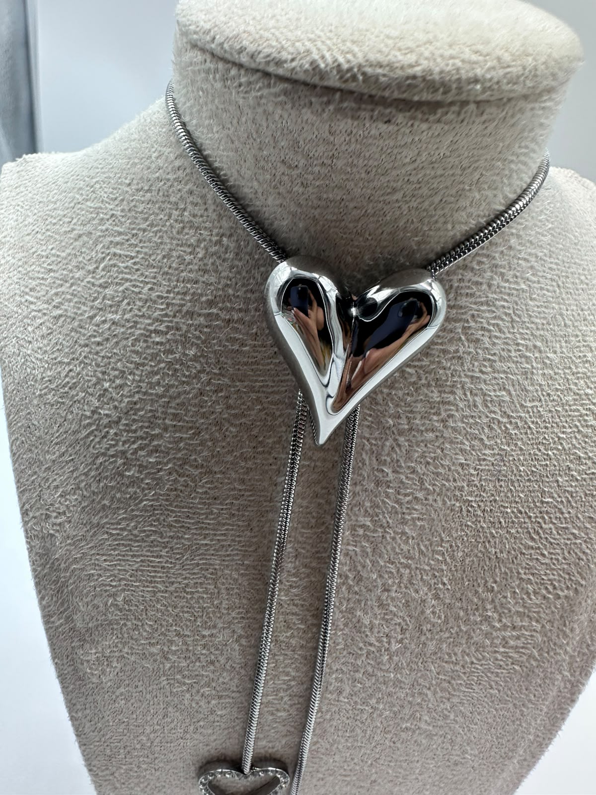 Collana doppio filo Cuori in Acciaio Inossidabile - DR-CLYDE SHOP ONLINE