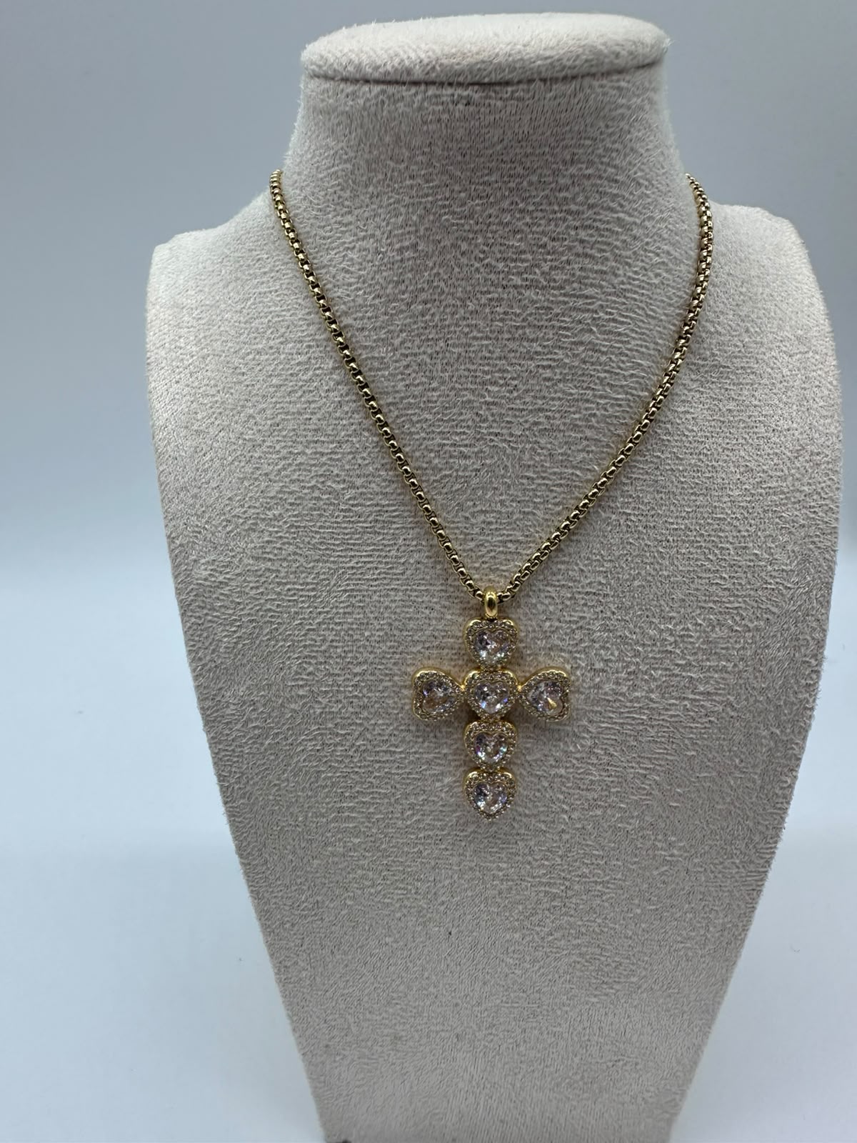 Collana con Crocifisso con pietre colorate Acciaio Inossidabile - DR-CLYDE SHOP ONLINE