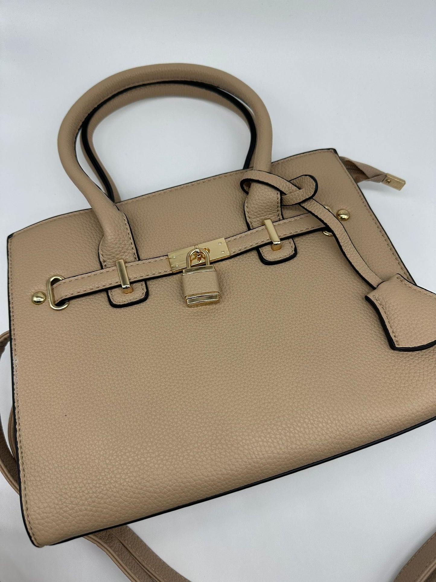 Borsa Stile Birkin con Lucchetto Oro - Eleganza Classica