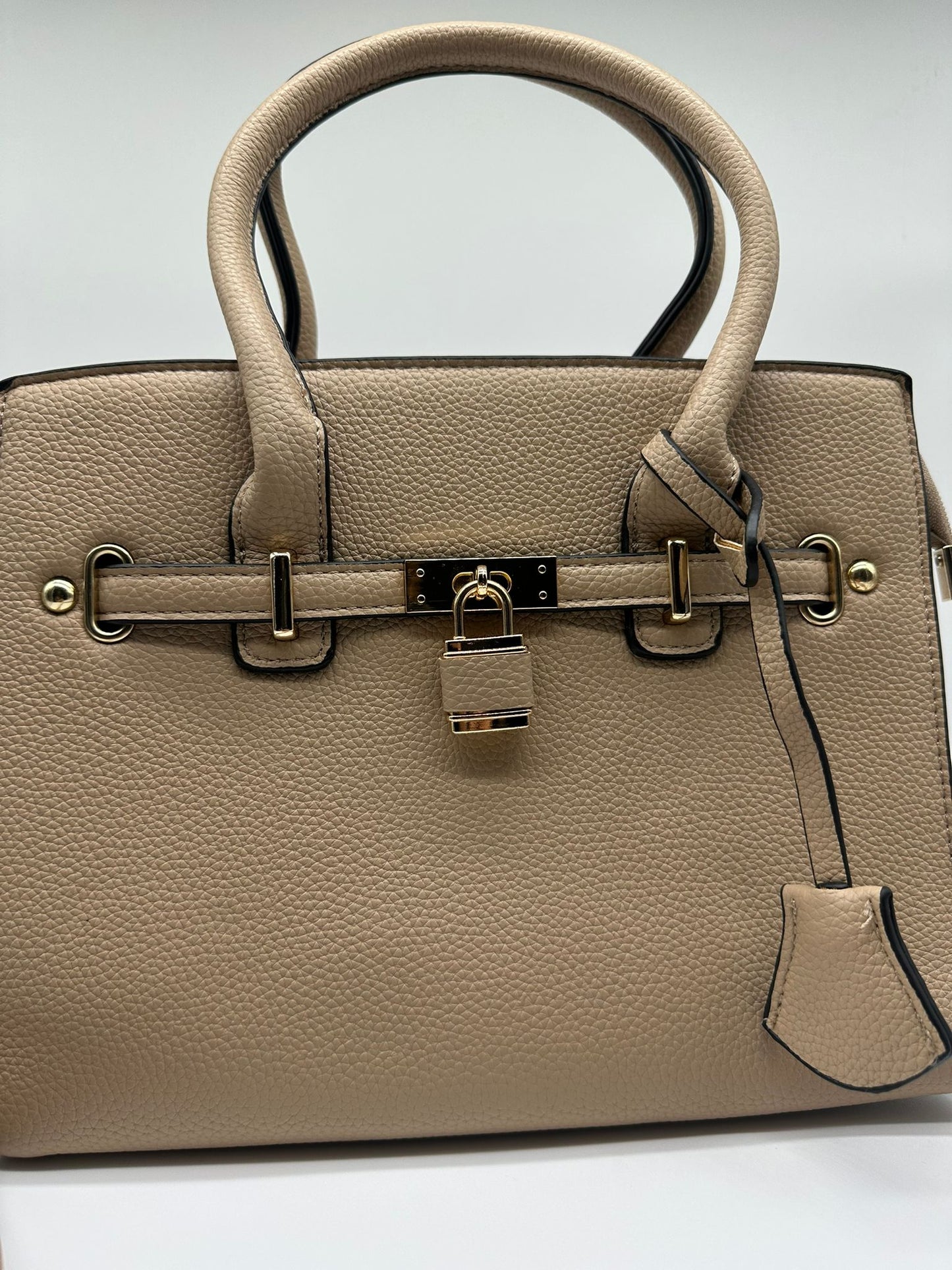 Borsa Stile Birkin con Lucchetto Oro - Eleganza Classica