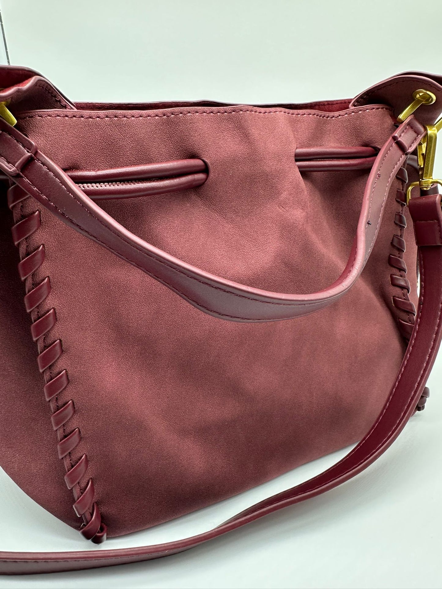 Borsa Secchiello - Bucket Bag con Dettagli Intrecciati
