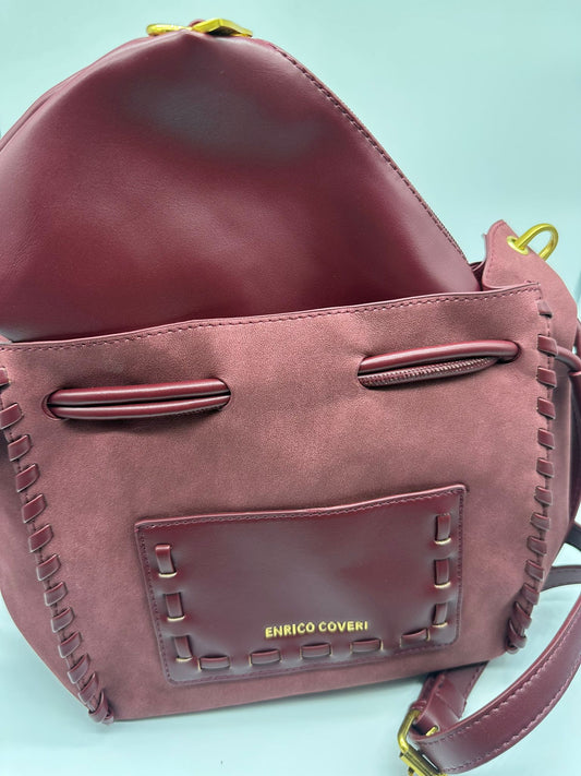 Borsa Secchiello - Bucket Bag con Dettagli Intrecciati