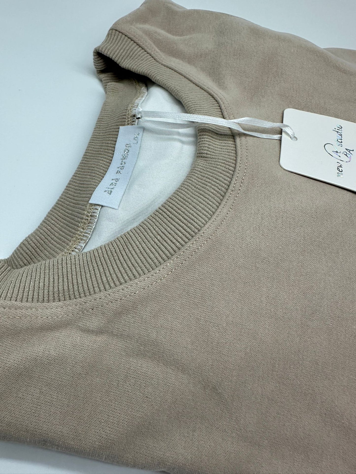 Felpa Cotone Tinta Unita