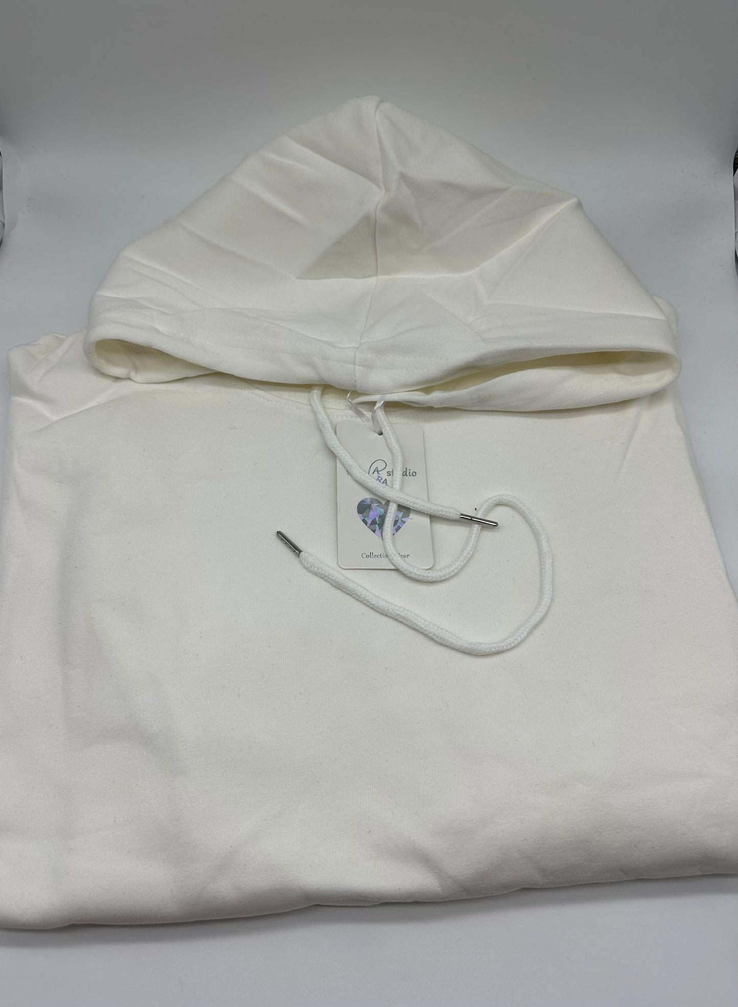 Felpa in Caldo Cotone con Cappuccio