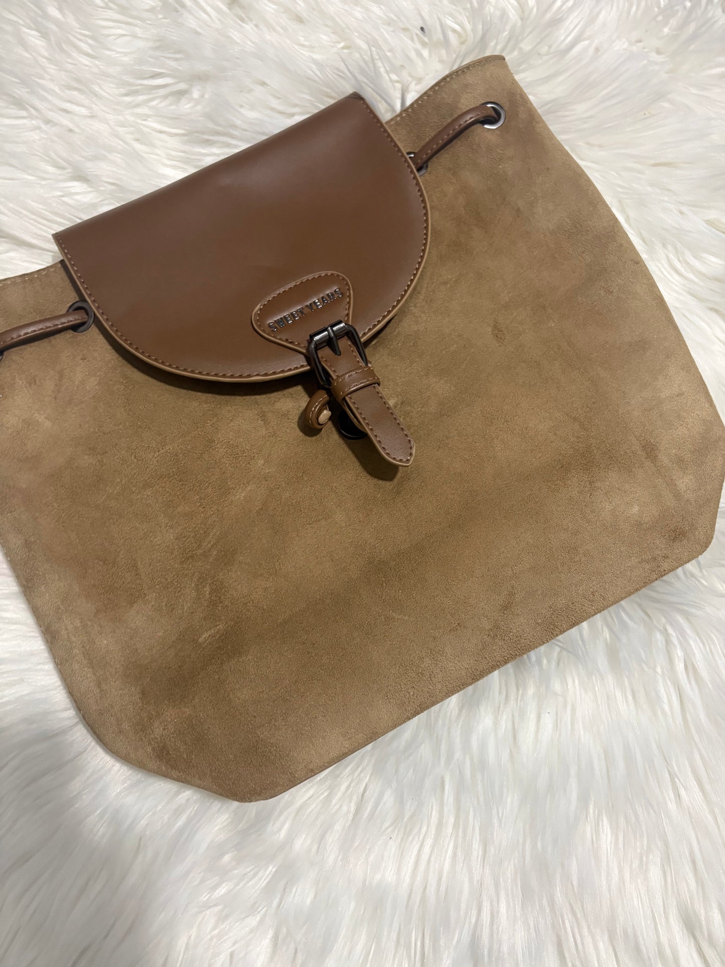 Borsa a Tracolla in Pelle Vintage - Elegante Bag con Fibbia