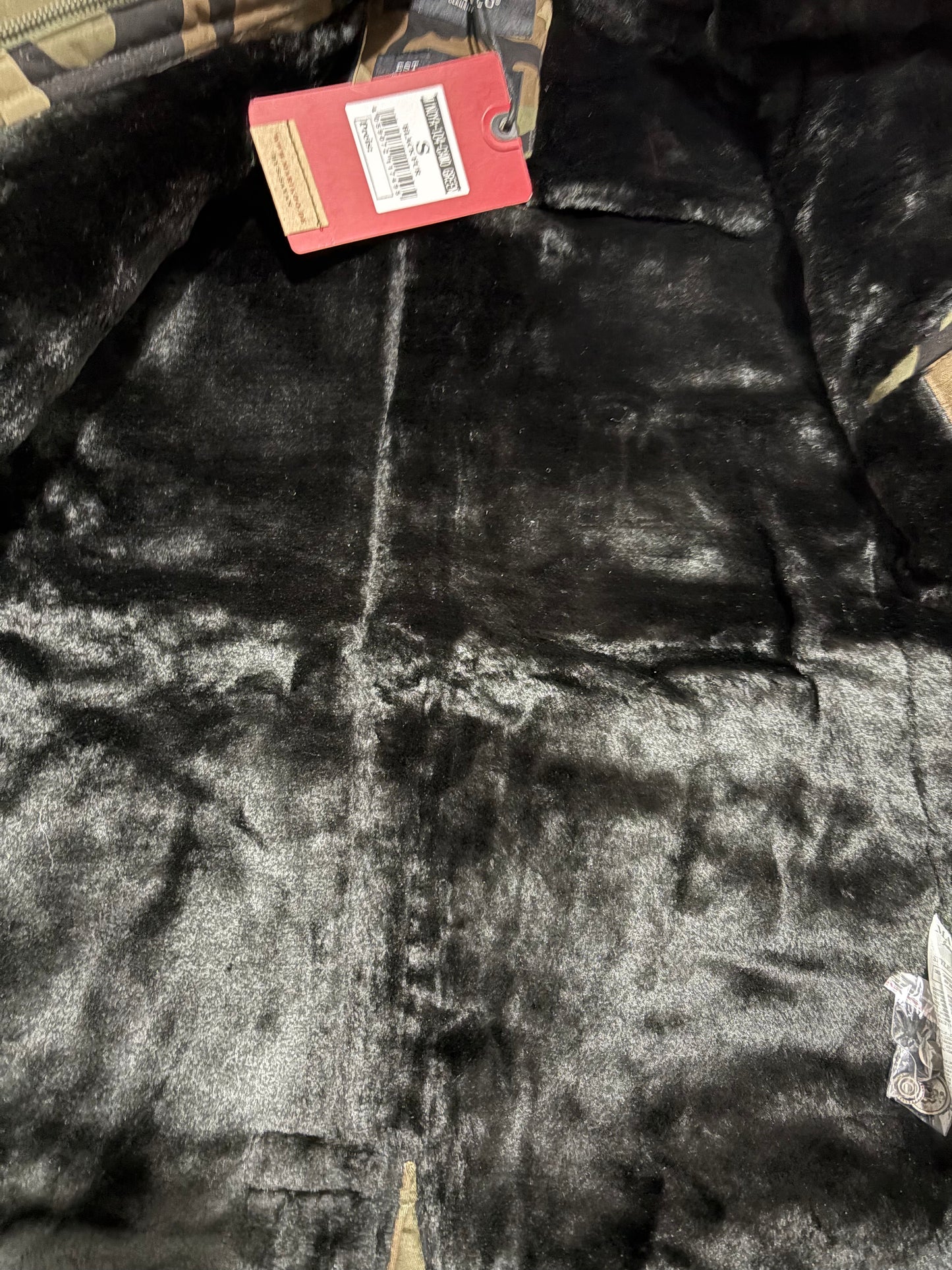 Parka Mimetico Donna con Pelliccia - Giacca Militare Invernale