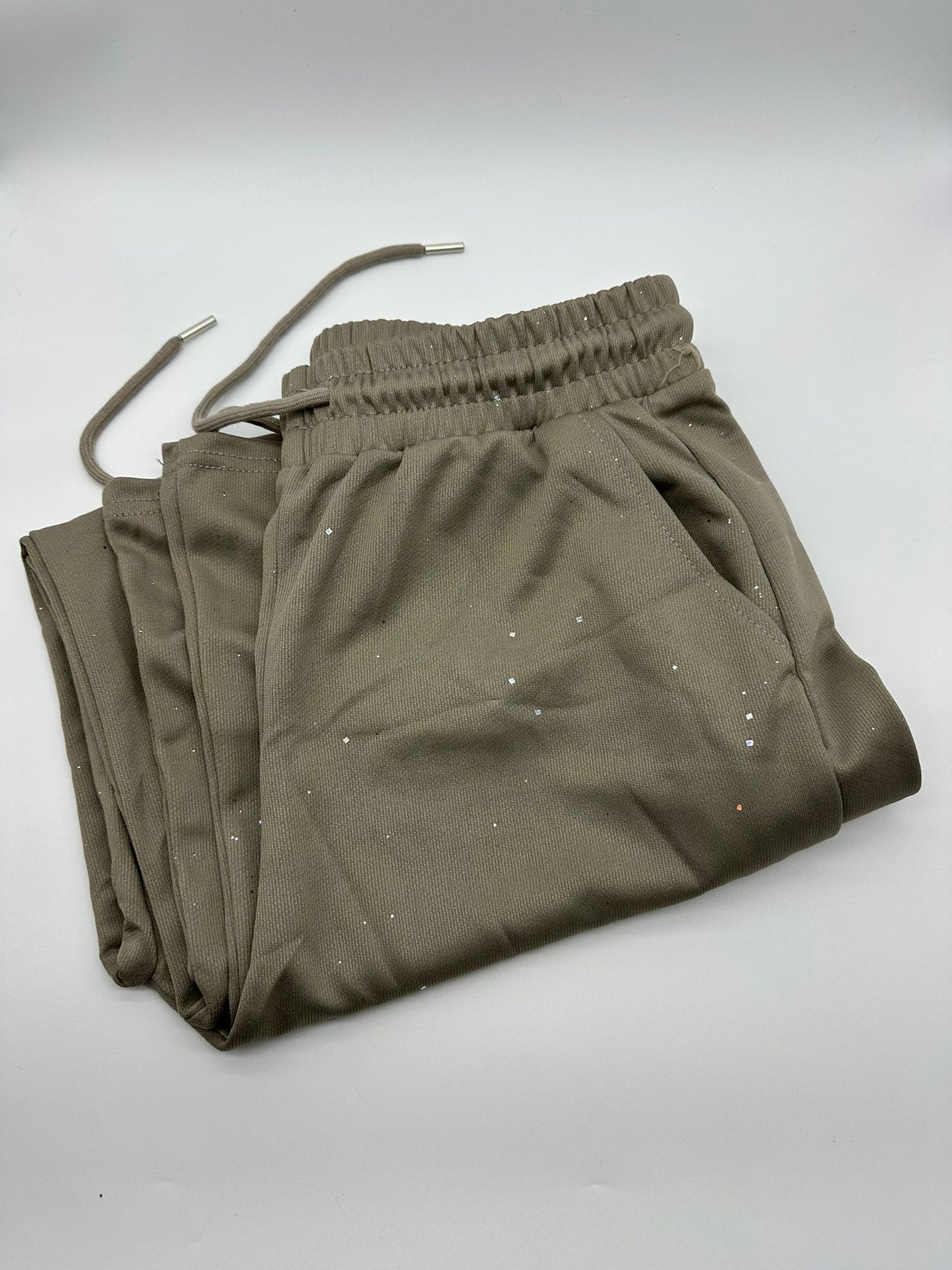 Pantaloni in Cotone con Strass - Eleganti e Comodi