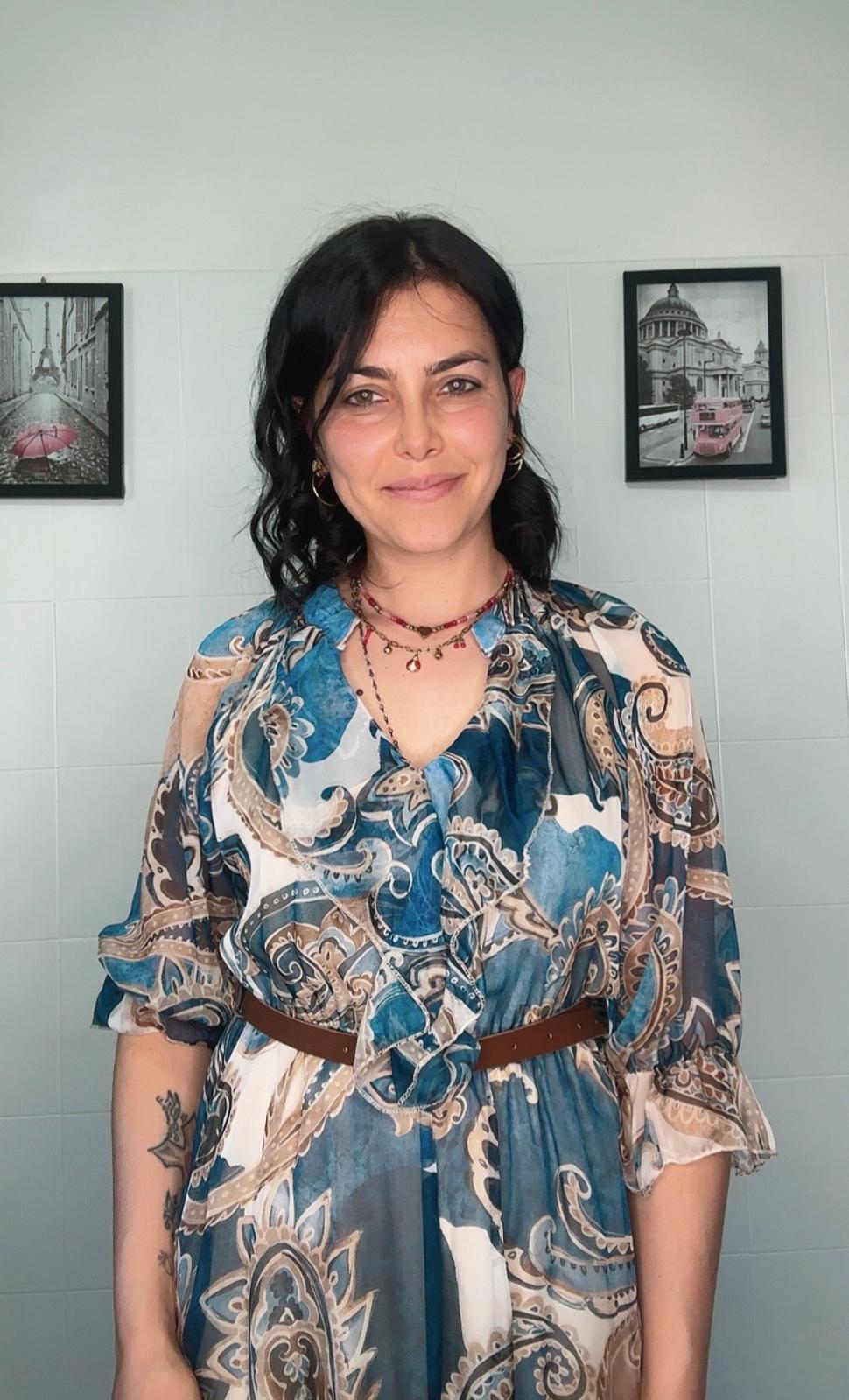 Abito Paisley Turchese Taglia Unica – Vestito Boho Donna