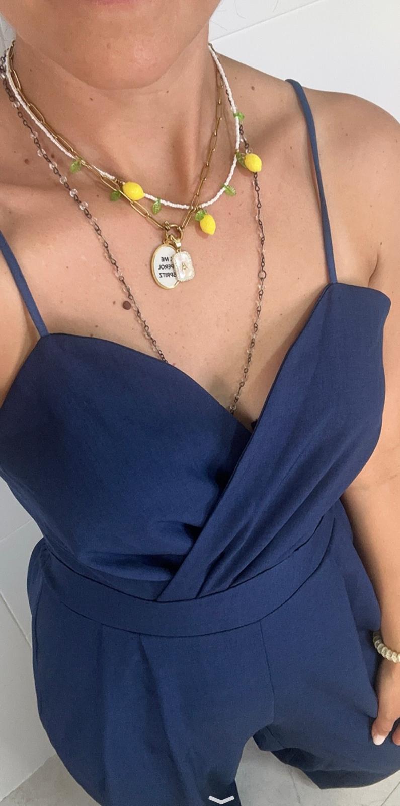 Tuta Jumpsuit Scollo a V – Taglia Unica | Nero o Blu Navy