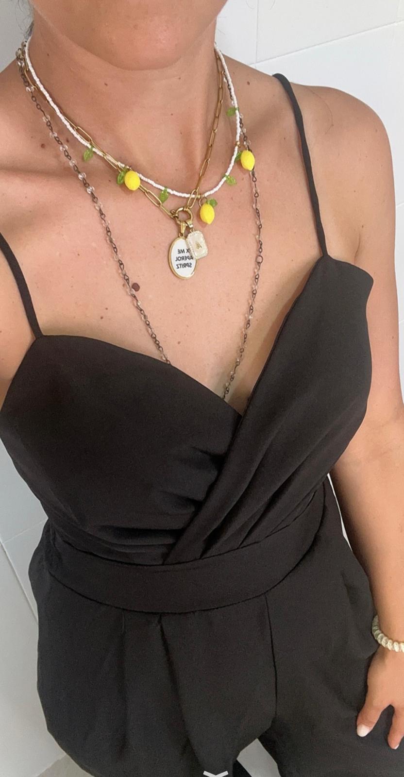 Tuta Jumpsuit Scollo a V – Taglia Unica | Nero o Blu Navy
