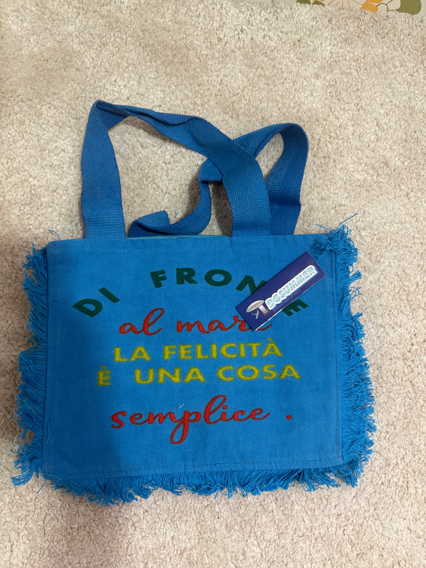 Borsa con telo mare