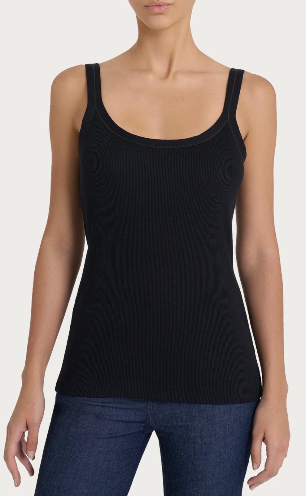 Top Canotta a Costine in Cotone Elasticizzato – Vestibilità Slim | DR-CLYDE SHOP