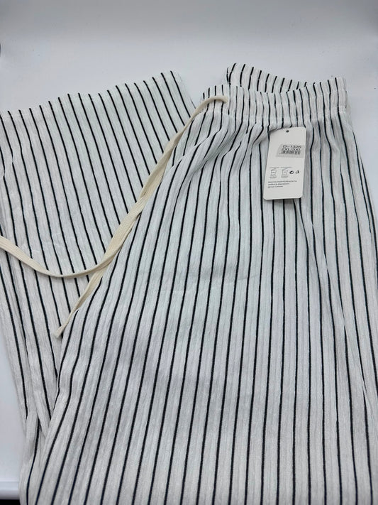 Pantaloni a Righe Wide Leg – Taglia L/XL