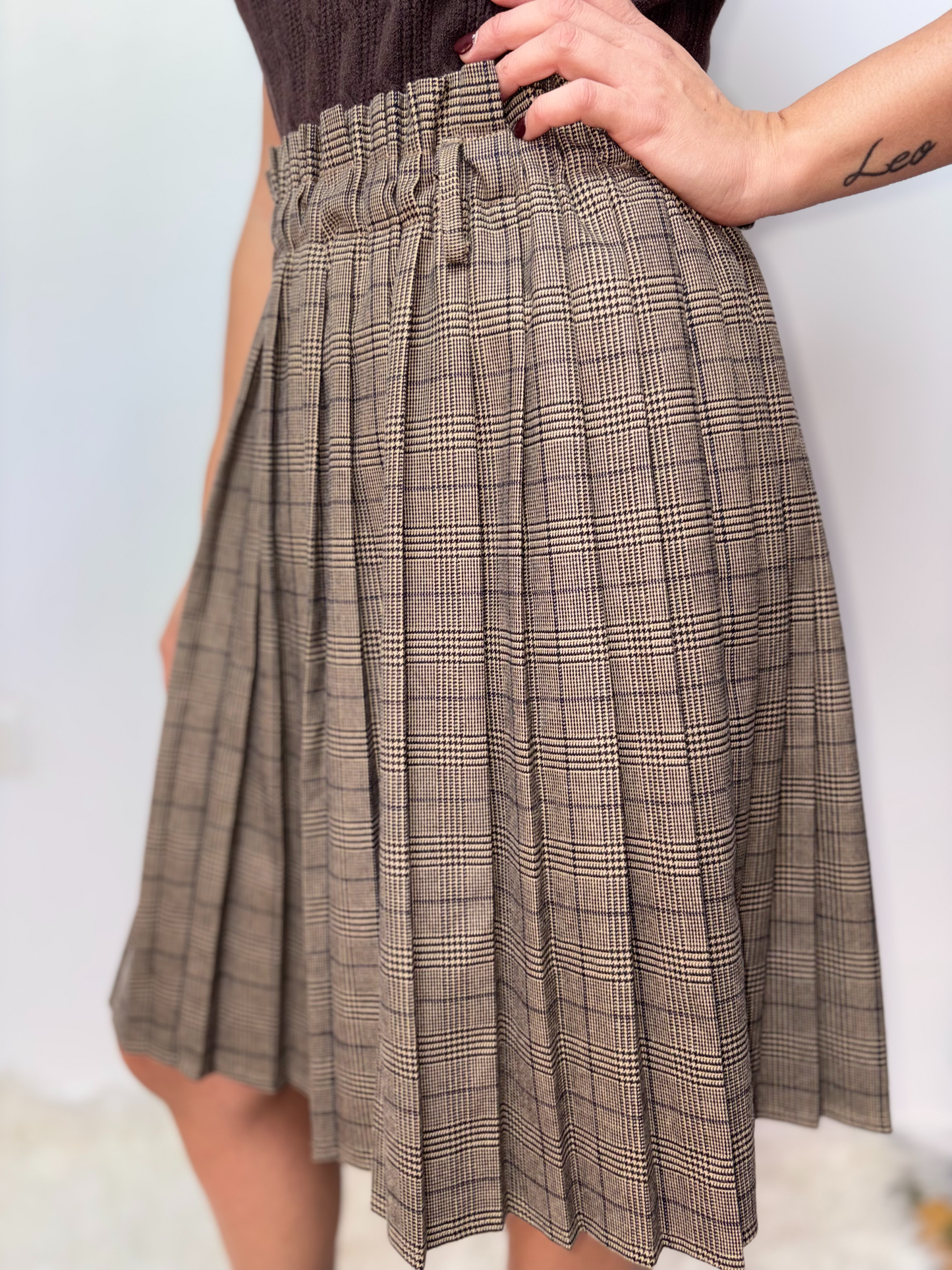 Gonna Midi a Quadri - Eleganza Vintage Moderna