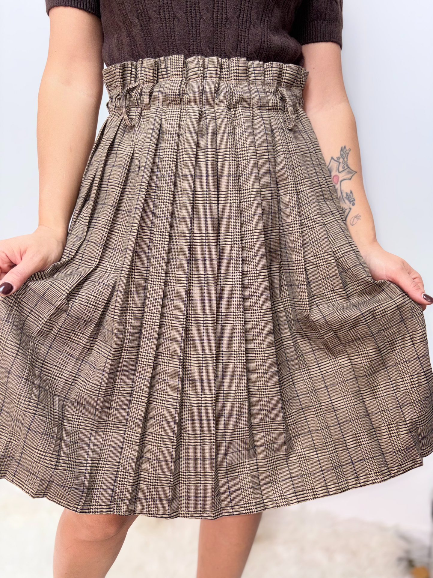 Gonna Midi a Quadri - Eleganza Vintage Moderna