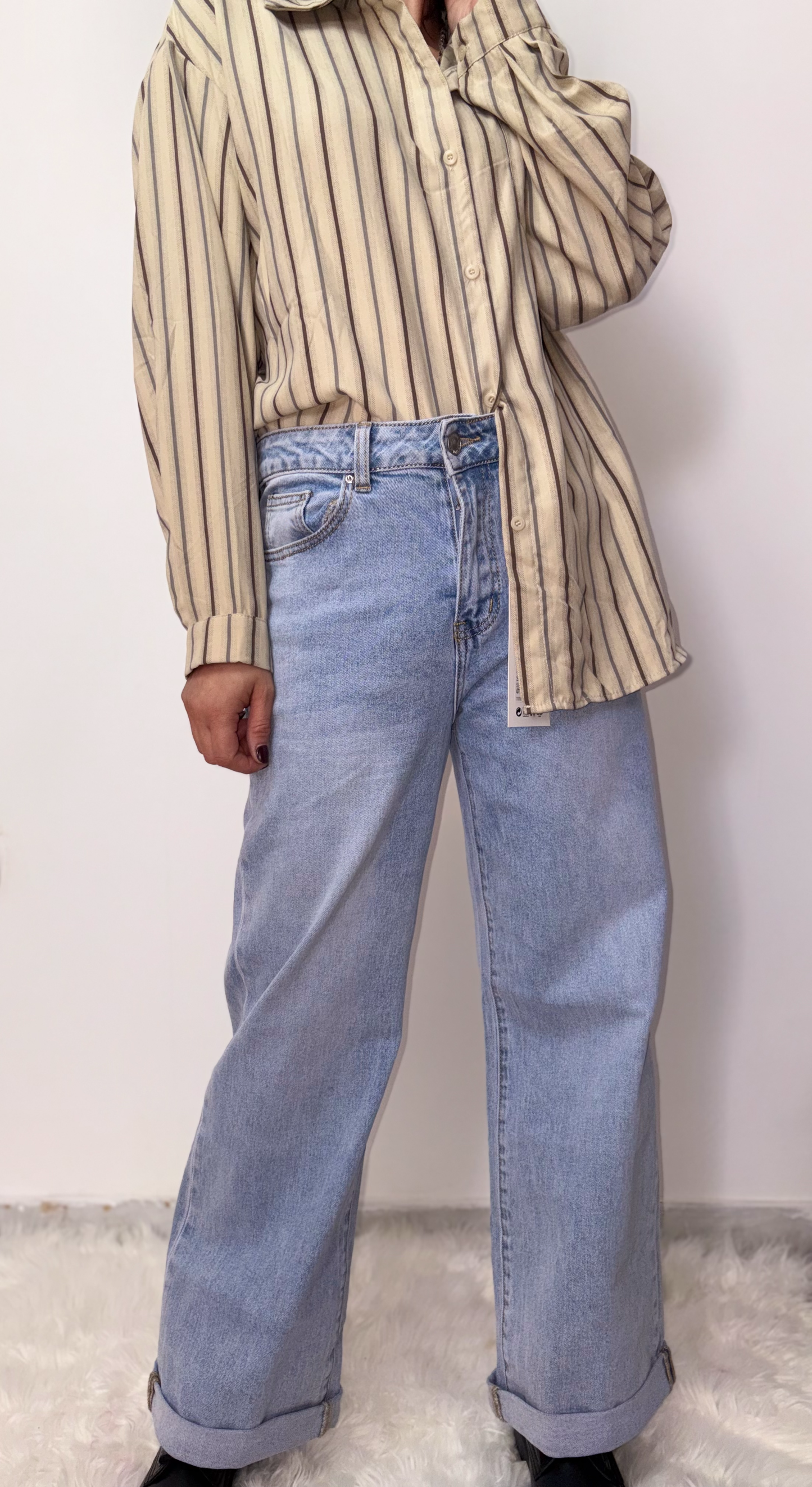 Camicia Oversize a Righe - Stile Casual Chic