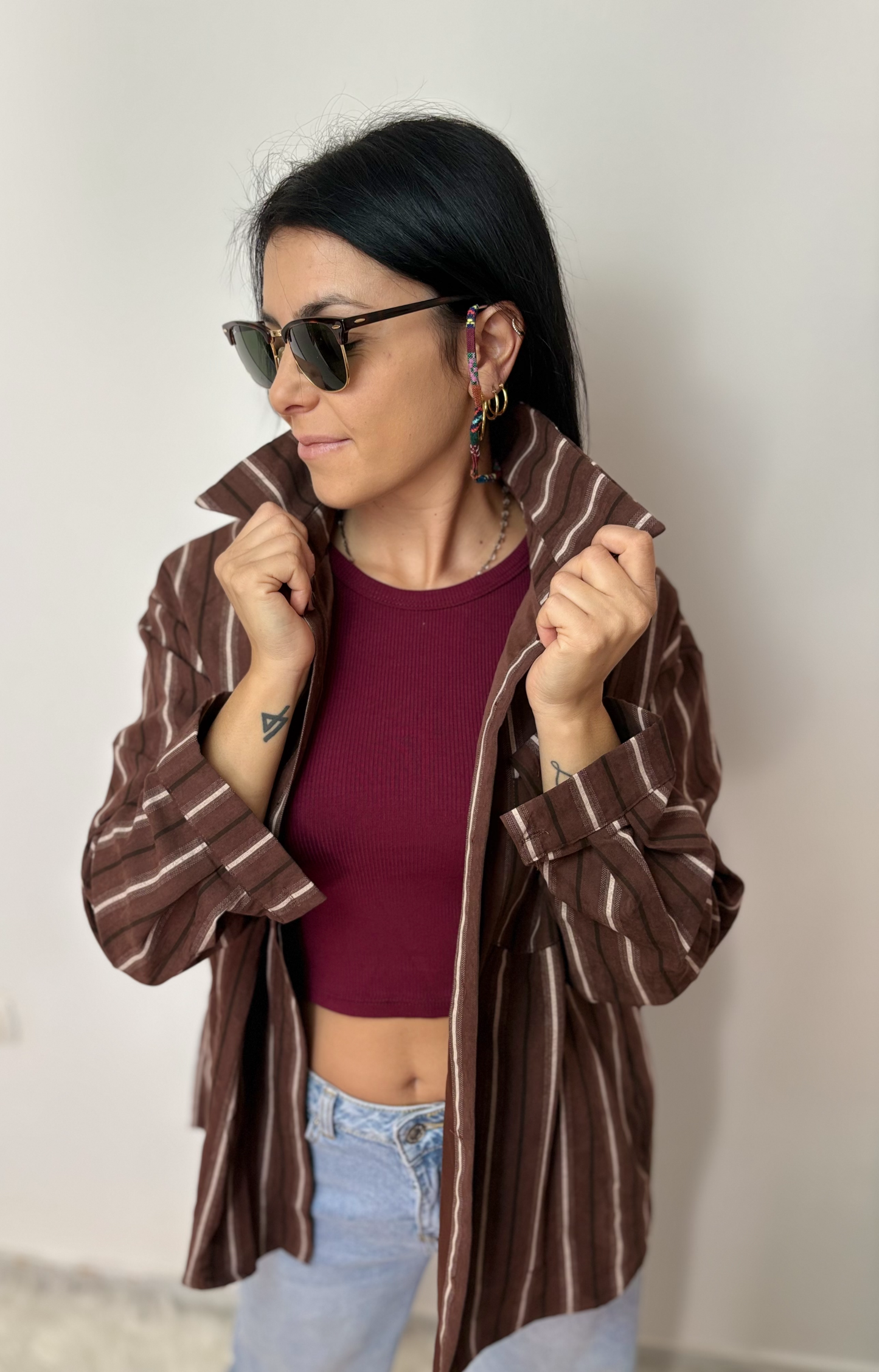 Camicia Oversize a Righe - Stile Casual Chic