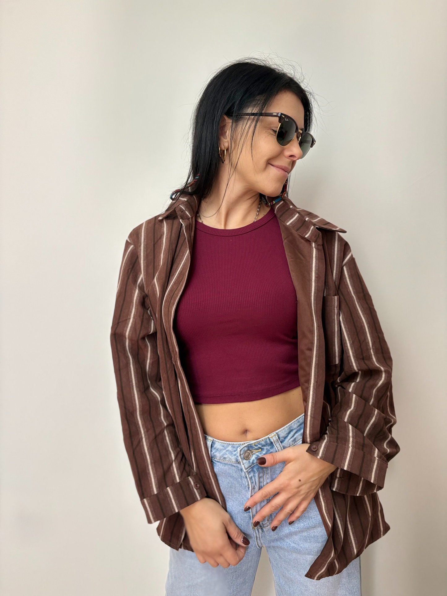 Camicia Oversize a Righe - Stile Casual Chic