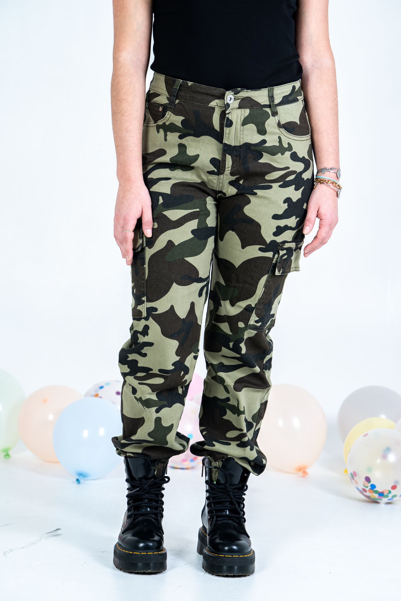 "Pantalone Military Donna - Stile Urban Chic | DR-CLYDE SHOP"