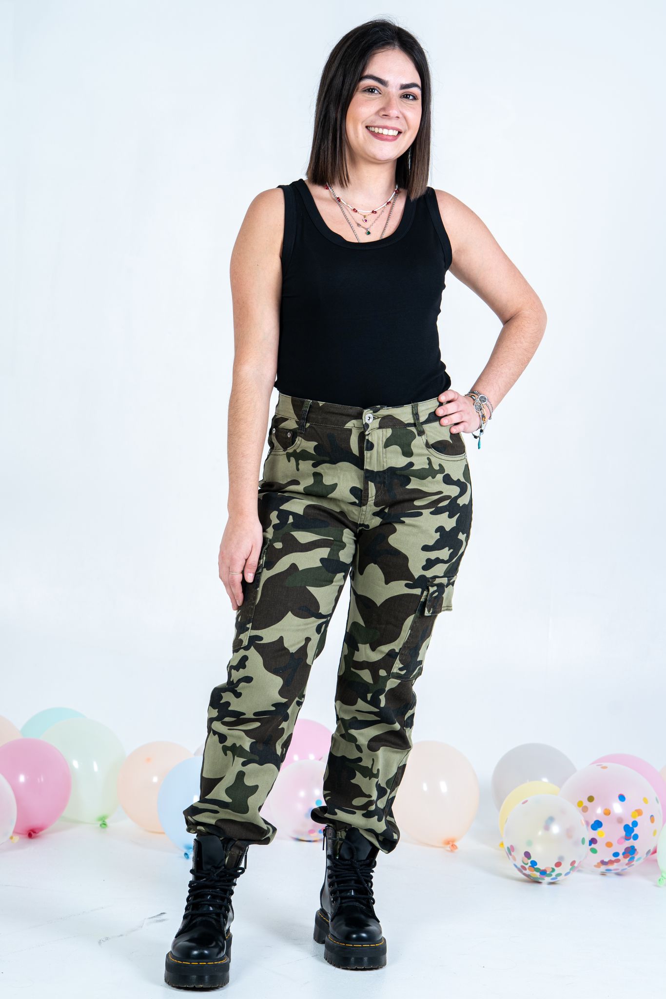 "Pantalone Military Donna - Stile Urban Chic | DR-CLYDE SHOP"