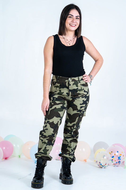 "Pantalone Military Donna - Stile Urban Chic | DR-CLYDE SHOP"