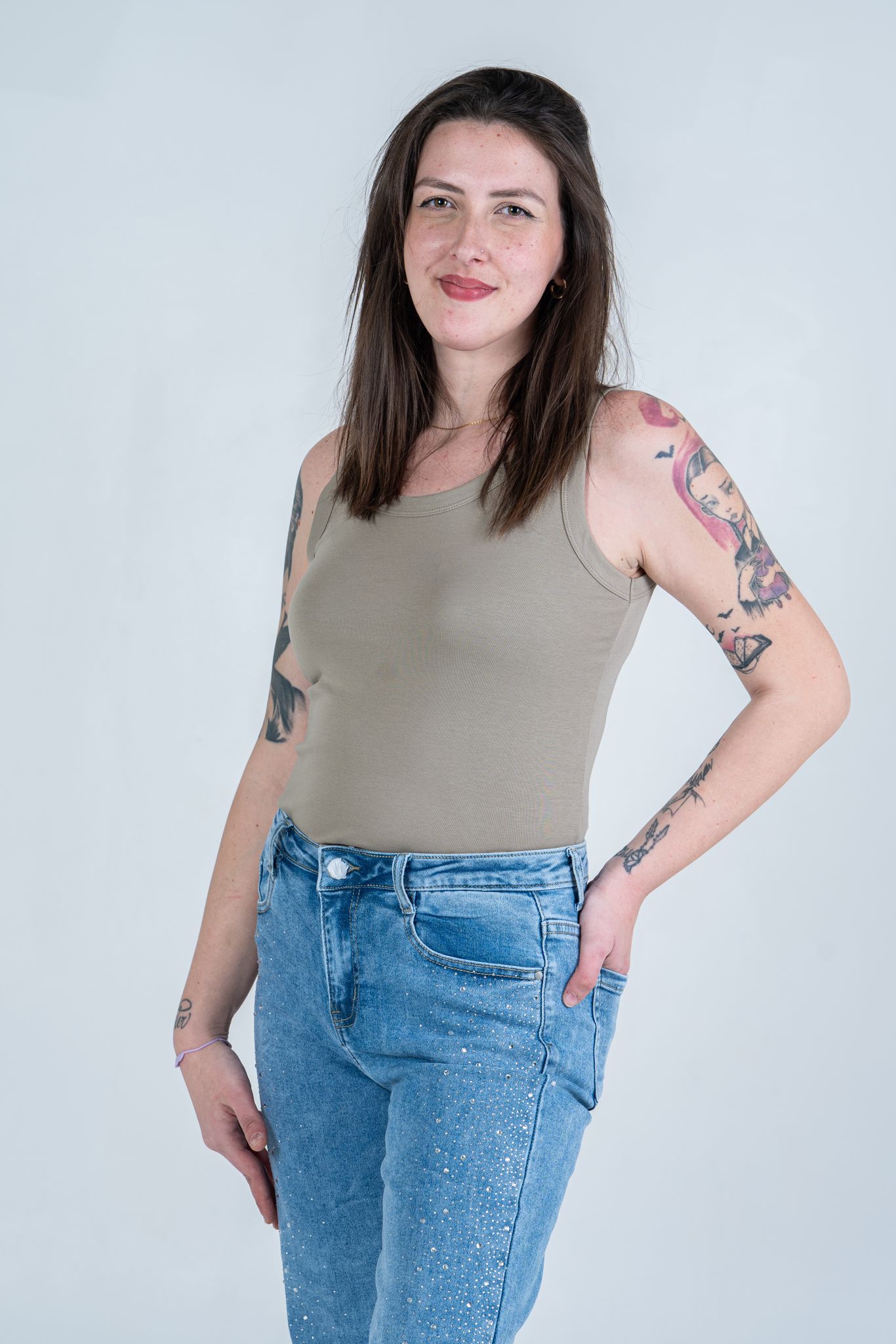 Canotte Lisce - T-Shirt con Scollo Rotondo | DR-CLYDE SHOP