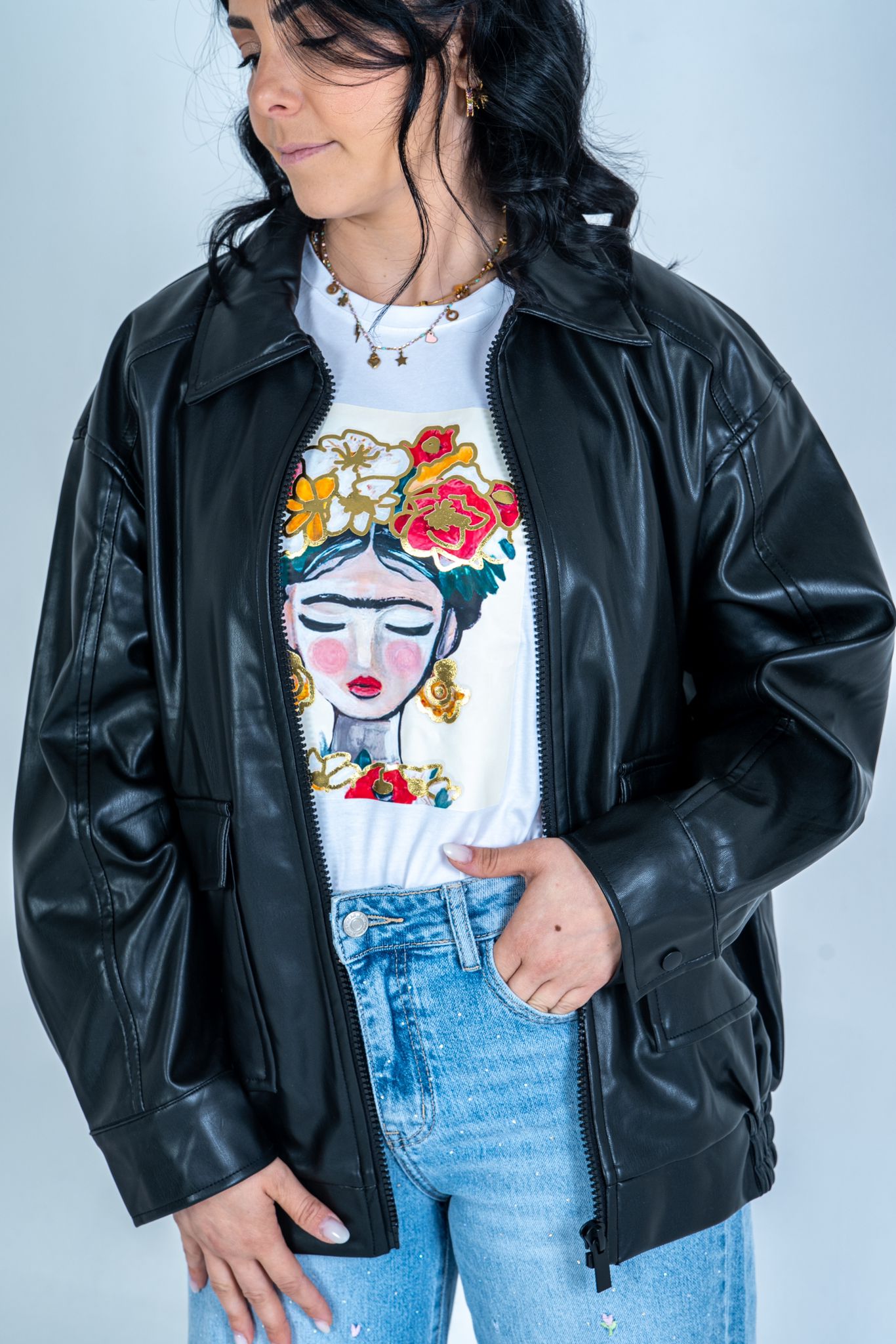 Giacca Ecopelle Oversize - Taglia Unica | DR-CLYDE SHOP