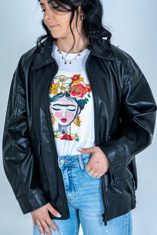 Giacca Ecopelle Oversize - Taglia Unica | DR-CLYDE SHOP