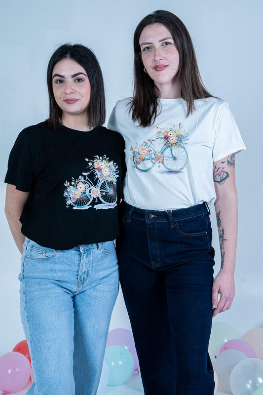 T-Shirt Bikes - Maglietta in Cotone con Stampa 3D | DR-CLYDE SHOP