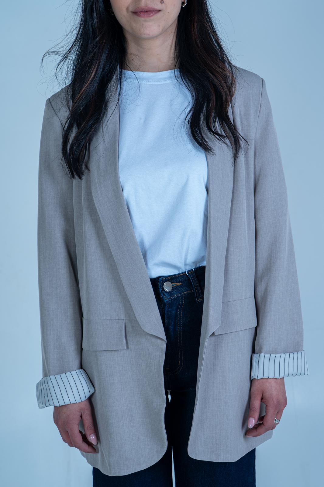 Giacca Oversize Grigia - Stile Comfy per Tutte le Stagioni | DR-CLYDE