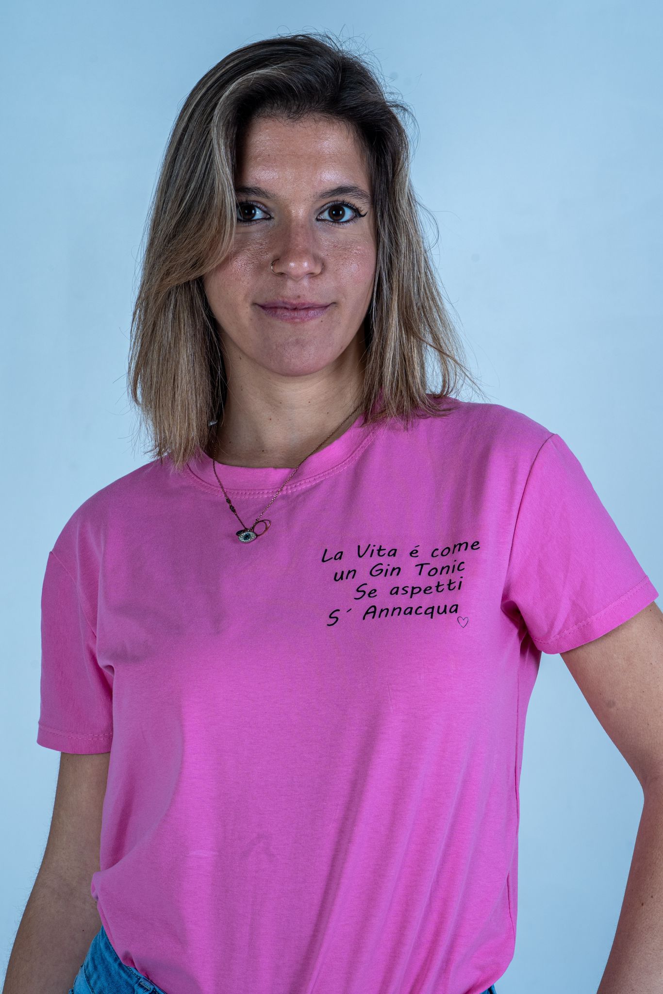 T-Shirt "La vita é come un Gin Tonic..." | DR-CLYDE SHOP