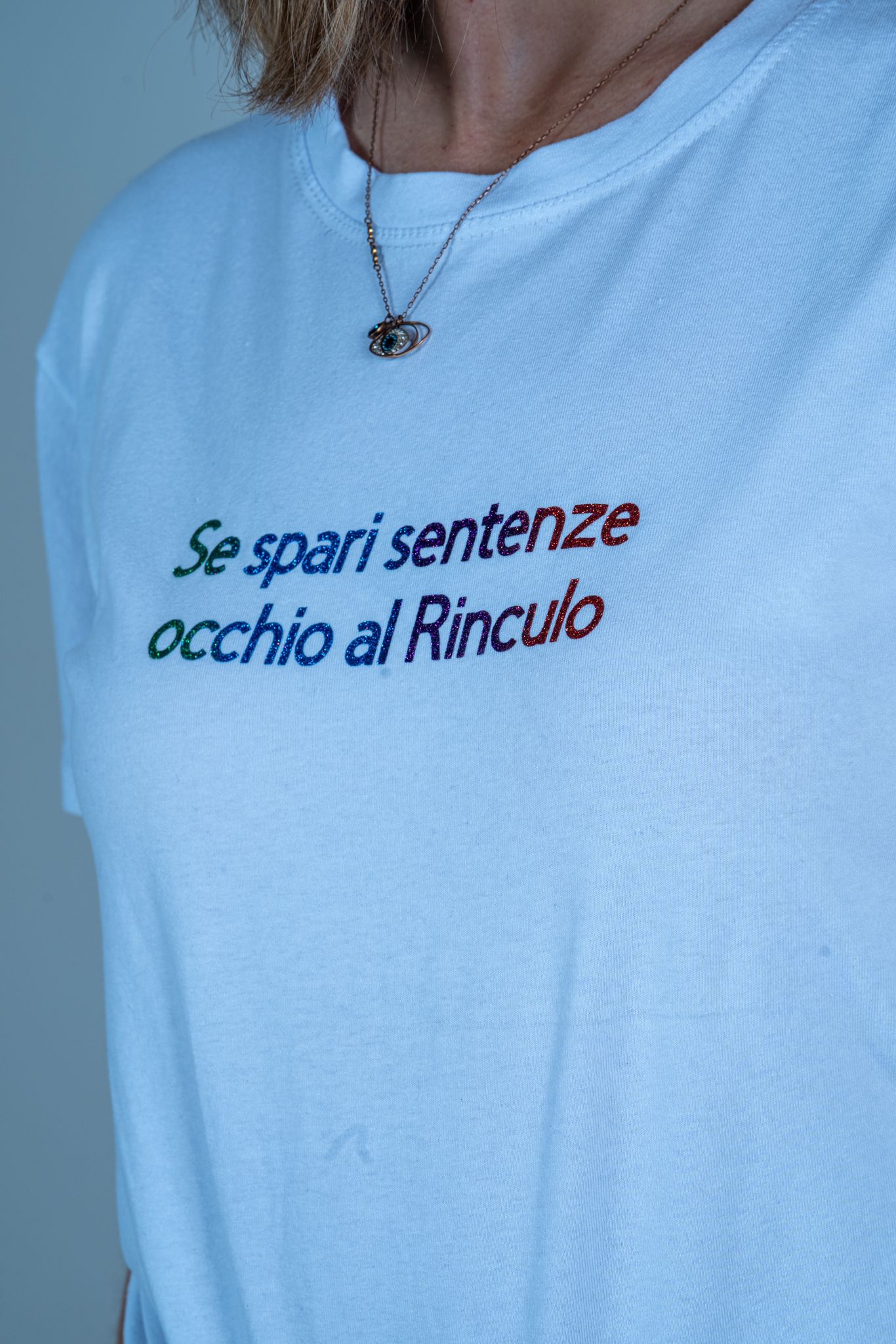 T-Shirt "Se spari sentenze occhio al rinculo" | DR-CLYDE SHOP