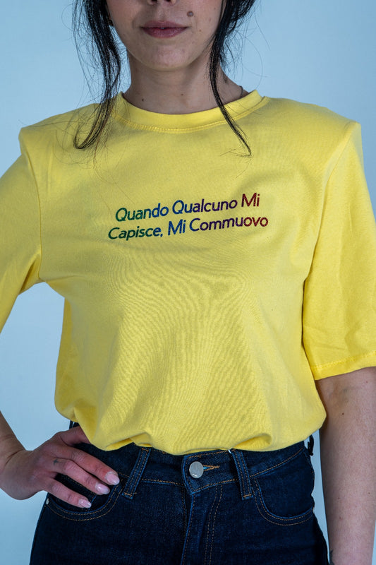 T-Shirt personalizzata "Quando qualcuno mi capisce, mi commuovo" | DR-CLYDE SHOP