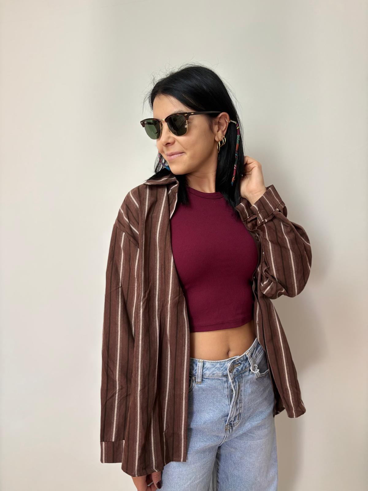 Camicia Oversize a Righe - Stile Casual Chic