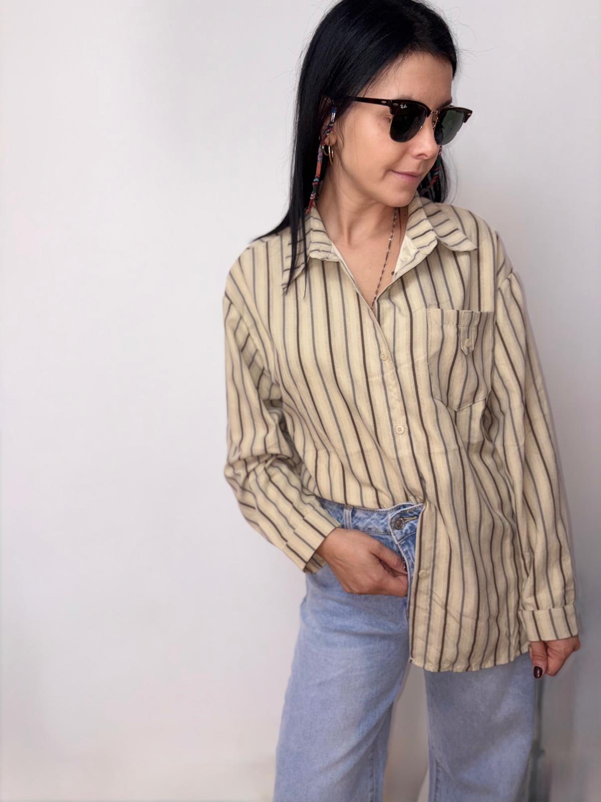Camicia Oversize a Righe - Stile Casual Chic